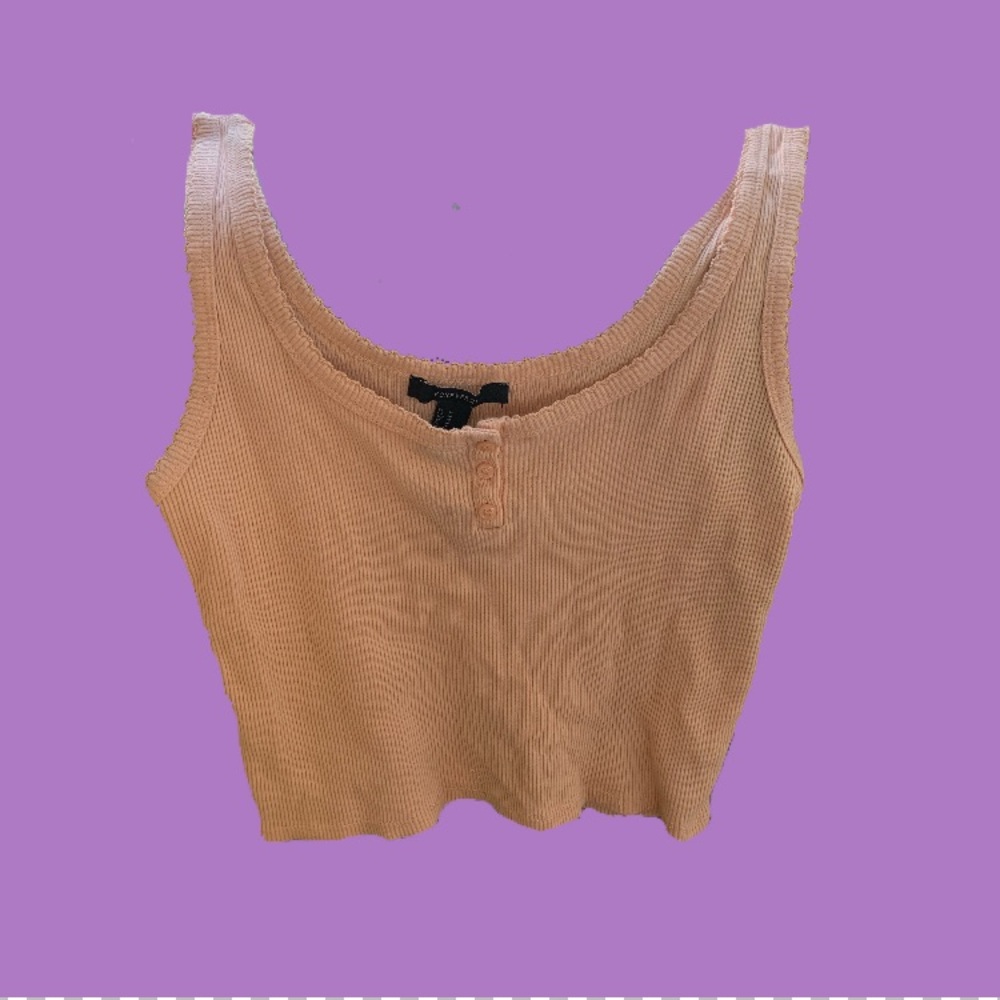 Knitted Peach Tank Top